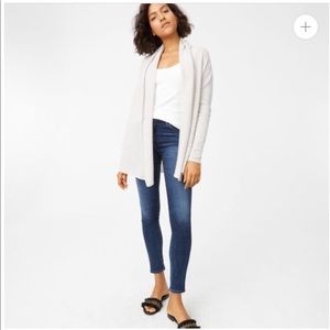 Club Monaco Cashmere Cardigan in Heather Grey